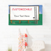 Banderoles PANNEAU-RÉCLAME PERSONNALISABLE 3 x 5 de ROUTE (En situation)