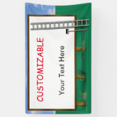 Banderoles PANNEAU-RÉCLAME PERSONNALISABLE 3 x 5 de ROUTE (Vertical)