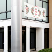 Banderoles Panneaux de mariage à texte personnalisé et beau P (Bâtiment extérieur)