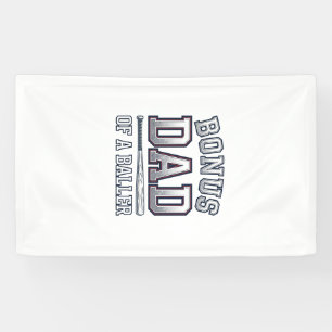 Banderoles Papa bonus d'un design de maillot de sport vintage