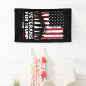 Banderoles Papa Grand-Père Anciens Combattants Pour Trump 202 (En situation)