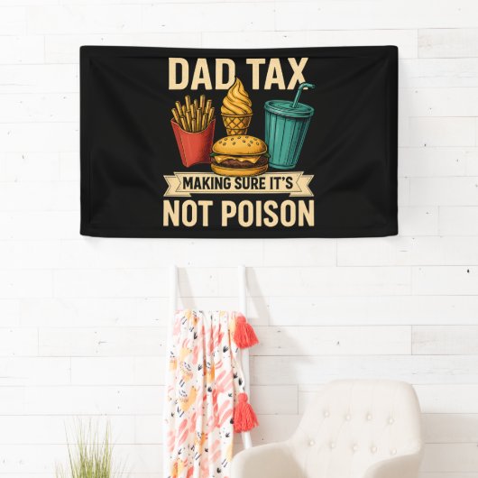 Banderoles Papa Impôt S'assurer que ce n'est pas une Fête des (En situation)