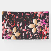 Banderoles Papier peint fleurs 7 (Horizontal)