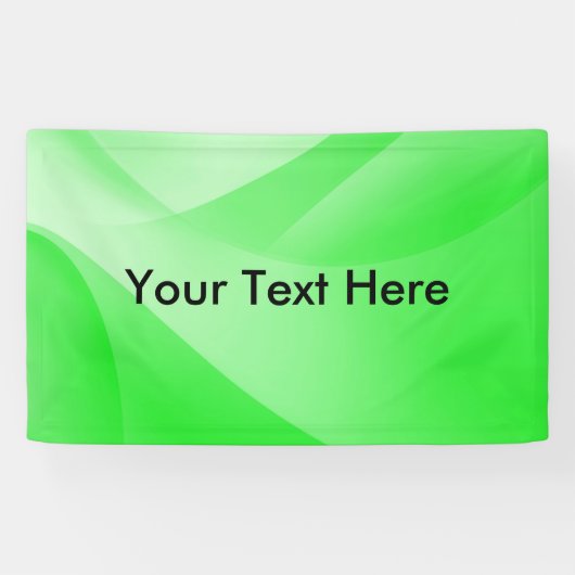 Banderoles Papier peint vert (Horizontal)