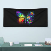 Banderoles Papillon arc-en-ciel (Salon professionnel)