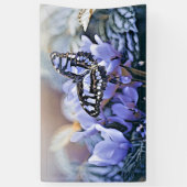 Banderoles Papillon bleu (Vertical)