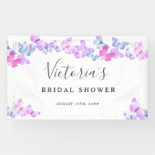 Banderoles Papillon Ciel jolie Fête des mariées papillons (Horizontal)