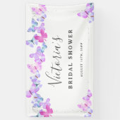 Banderoles Papillon Ciel jolie Fête des mariées papillons (Vertical)