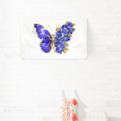 Banderoles Papillon Saphir Fleur (Insitu)
