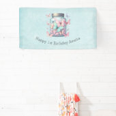 Banderoles Papillons Capricieux dans un Pot d'Anniversaire (Insitu)