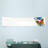 Banderoles Papillons volants Morpho et Monarch (Salon professionnel)