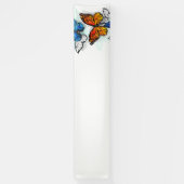 Banderoles Papillons volants Morpho et Monarch (Vertical)
