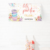 Banderoles Par-thé, anniversaire de enfant de thé (Insitu)