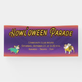 Banderoles Parade Costumée Halloween Pooch Pour Chiens (Horizontal)