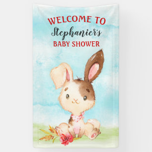 Banderoles Parc de Baby showers de Bunny Watercolor