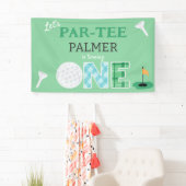 Banderoles Parcours de golf 1er anniversaire (En situation)