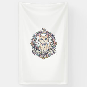 Banderoles Parfum Beauté Chat Mignon Chat T-Shirt Design - Pa