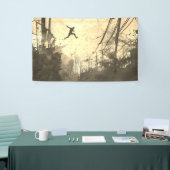 Banderoles Parkour Urban Obstacle Course Modern Sepia (Salon professionnel)