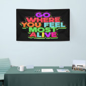 Banderoles Paroles de sagesse amusante (Salon professionnel)