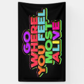 Banderoles Paroles de sagesse amusante (Vertical)