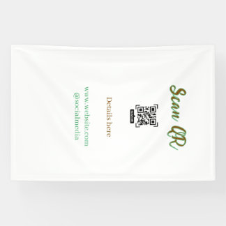 Banderoles Partagez votre image scannez le code QR ajoutez le