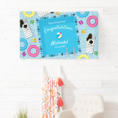 Banderoles Parti de la fin de la fête du pool (En situation)