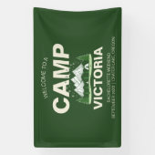 Banderoles Parti minimaliste moderne Camp Bachelorette (Verticale)