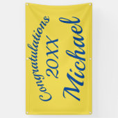 Banderoles Partie de Chambre ouverte d'obtention du diplôme (Vertical)