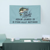 Banderoles Partie de retraite de la pêche à l'aquarelle - pêc (Salon professionnel)