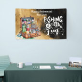 Banderoles Partie de retraite du pêcheur (Salon professionnel)