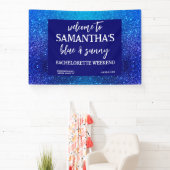 Banderoles Parties scintillant bleue Bachelorette Affiche de  (Insitu)