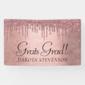 Banderoles Parties scintillant de la broche à goutte | Terra (Horizontal)