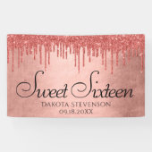 Banderoles Parties scintillant de la broche à goutte | Terra  (Horizontal)