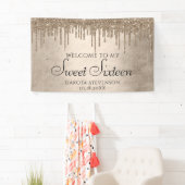 Banderoles Parties scintillant de la méthode de dépouille | C (En situation)