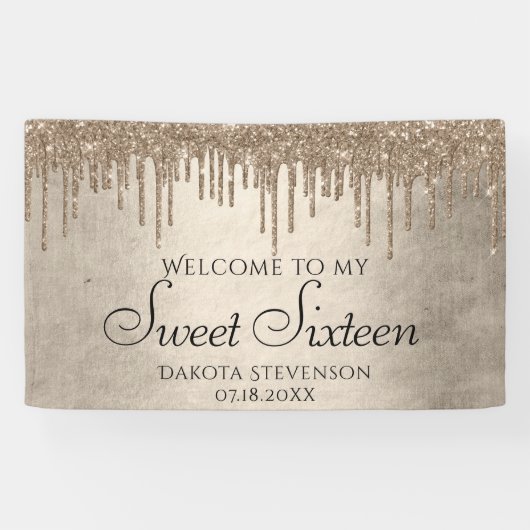 Banderoles Parties scintillant de la méthode de dépouille | C (Horizontal)