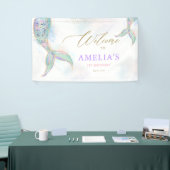 Banderoles Parties scintillant d'or Mermaid Queue sous la mer (Salon professionnel)