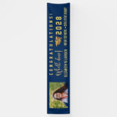 Banderoles Parties scintillant d'or Script Gras Diplôme photo (Vertical)