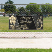 Banderoles Parties scintillant d'or talons hauts, Ballons, Ve (En situation)