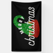 Banderoles Parties scintillant Elf Casquette (Vertical)