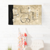 Banderoles Parties scintillant et brillant 16 Black/Gold Vert (En situation)