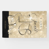 Banderoles Parties scintillant et brillant 16 Black/Gold Vert (Horizontal)