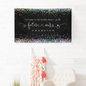 Banderoles Parties scintillant Futur Mme Bienvenue Fête des m (En situation)