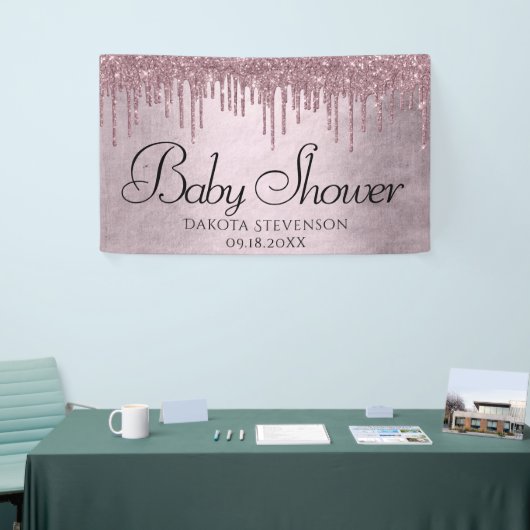 Banderoles Parties scintillant Mauve de dérive | Douche en fo (Salon professionnel)