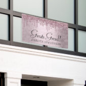 Banderoles Parties scintillant Mauve de dérive | Dusty Pink G (Bâtiment extérieur)