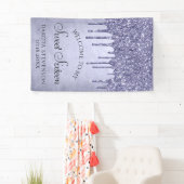 Banderoles Parties scintillant pourpre de séchage | Sweet six (En situation)