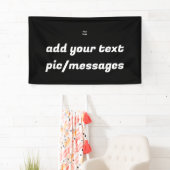 Banderoles Parties scintillant verte simple ajouter votre num (En situation)