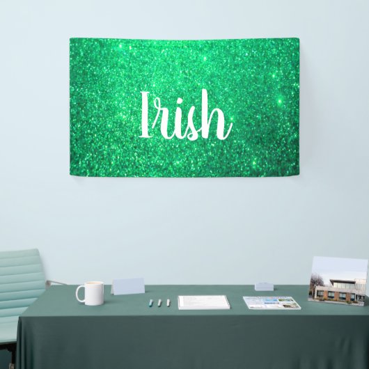 Banderoles Parties scintillant verte St Patrick's Day Irlanda (Salon professionnel)