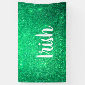 Banderoles Parties scintillant verte St Patrick's Day Irlanda (Vertical)