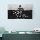 Banderoles Partis mais pas oubliés - Sombre (Salon professionnel)