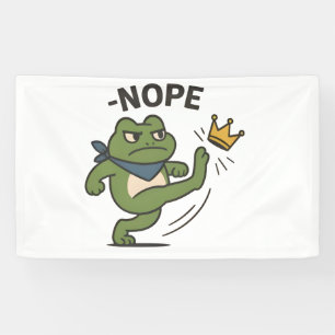 Banderoles Pas de rois en Amérique Grenouille Pas de rois Dém